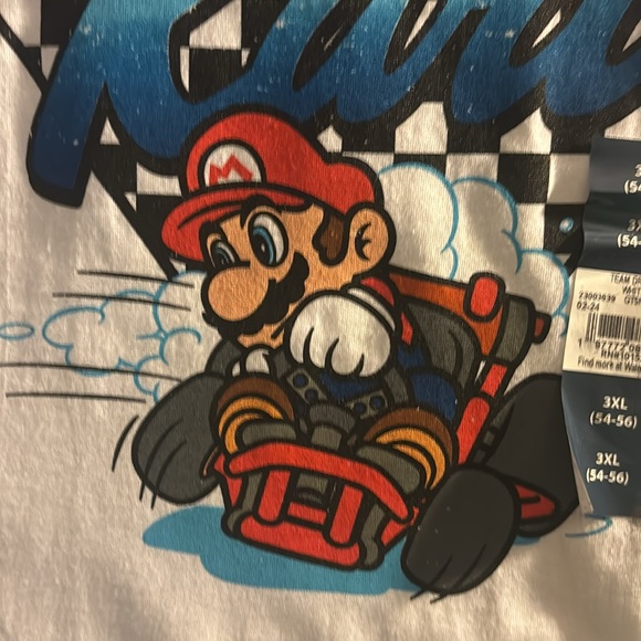 Mariokart Men’s Short Sleeve Tee, 3X, Nintendo, NWT - Picture 5 of 9